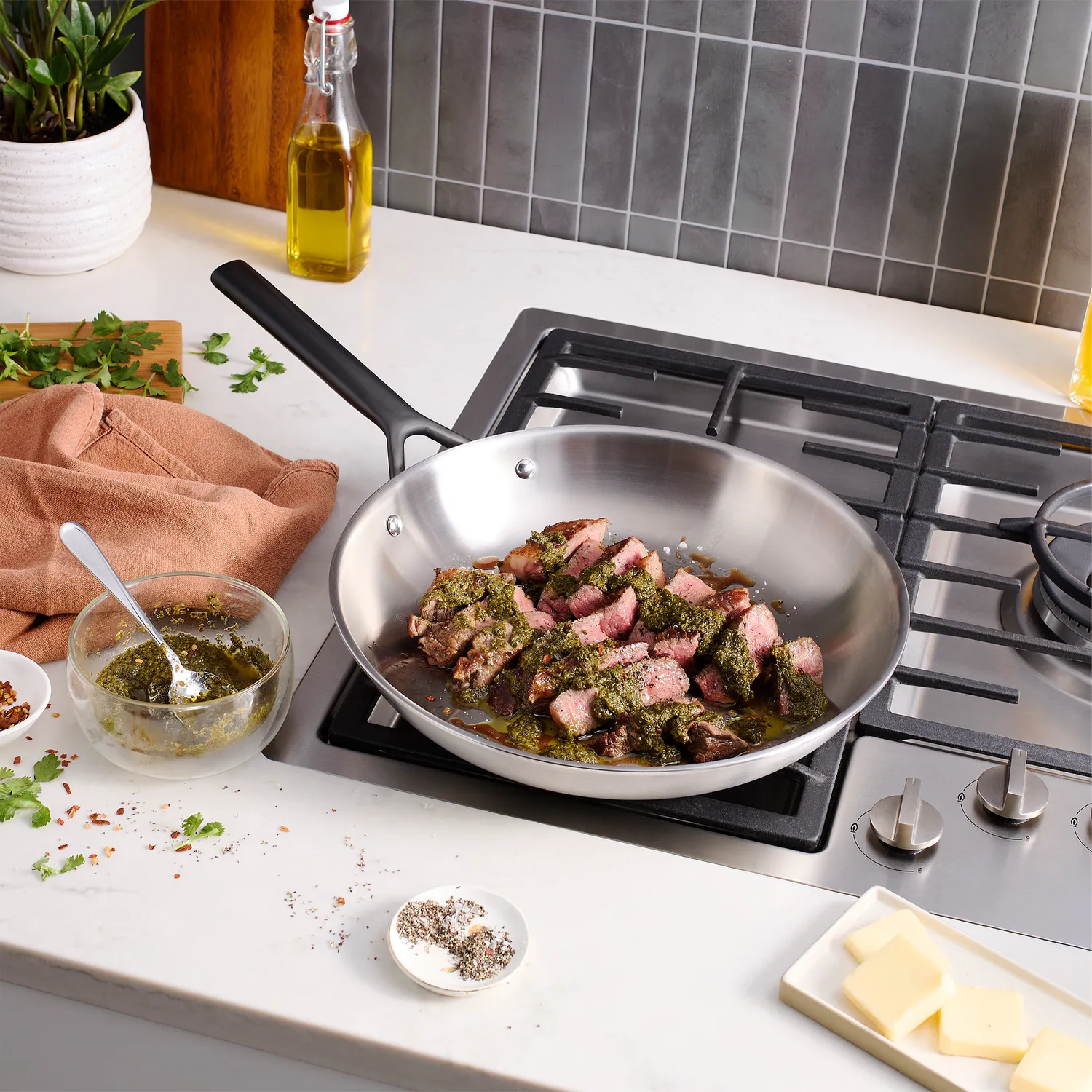 Zwilling Milano Stainless Steel Skillets