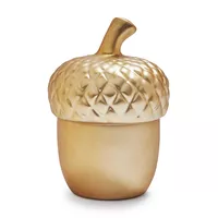 Sur La Table Figural Acorn with Toasted Chestnut Scented Candle, 3.4 oz.