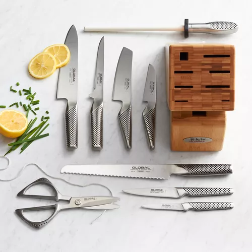Global 10-Piece Takashi Knife Block Set