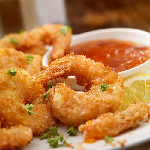 Popcorn Shrimp with Bloody Mary Aioli