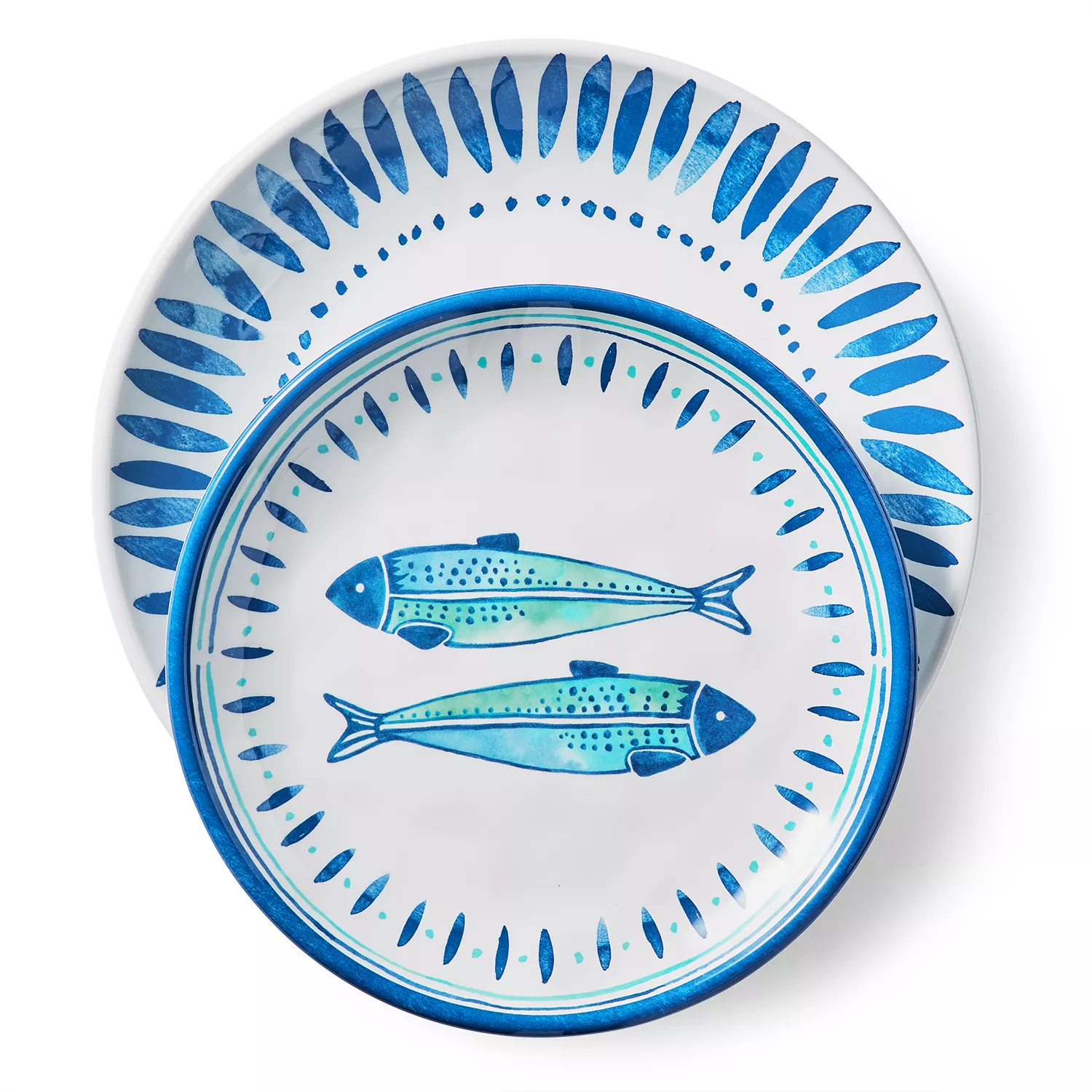 Sur La Table El Mar 12-Piece Outdoor Melamine Dinnerware Set | Sur La Table