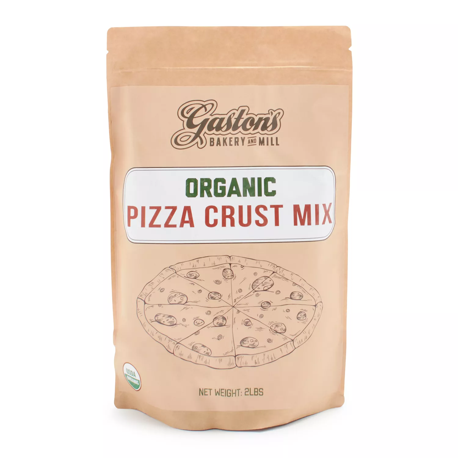 Gaston’s Bakery Organic Pizza Flour Mix