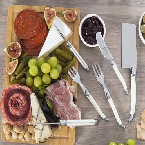 French Home 11-Piece Laguiole Style Cheese Serve Set