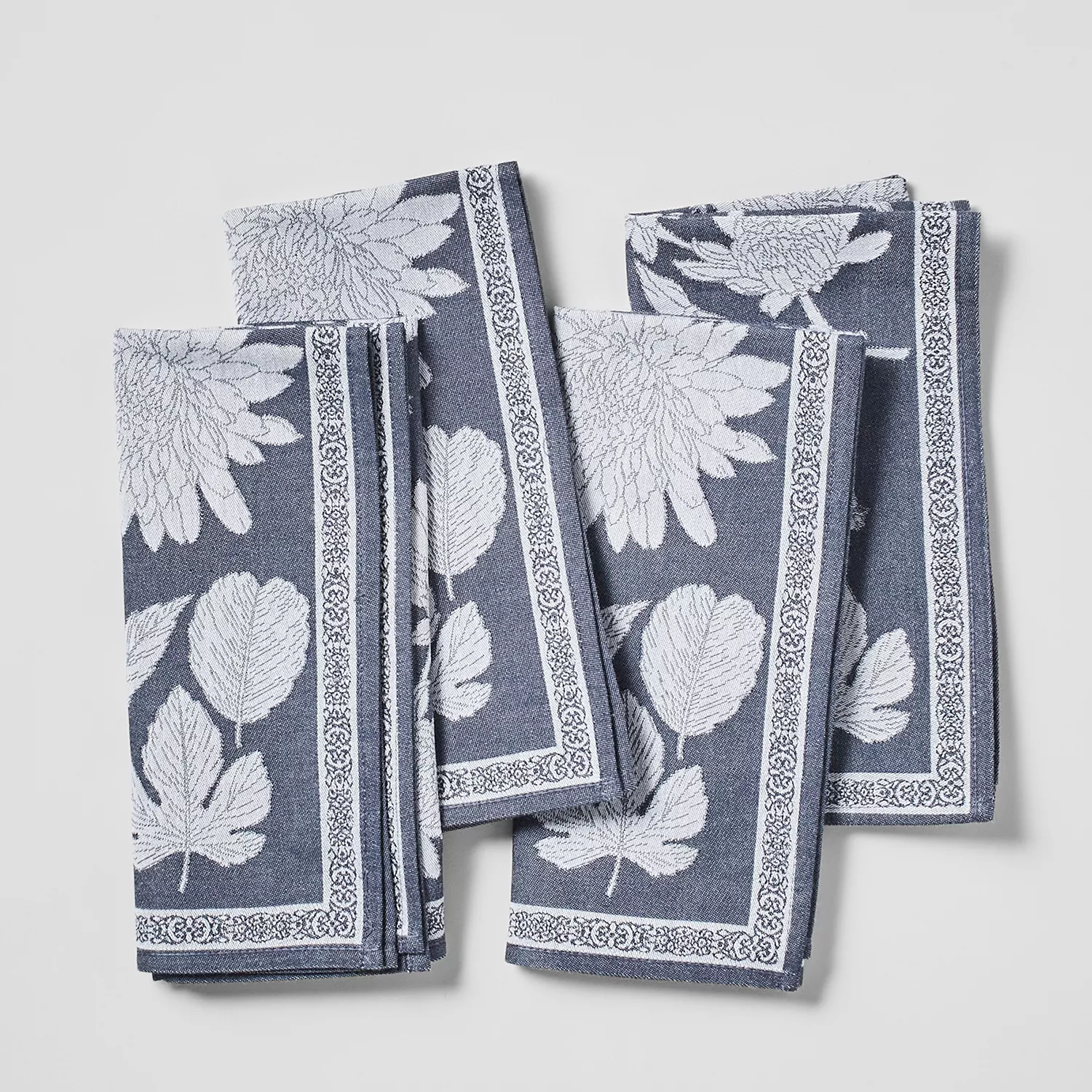 Sur La Table Jacquard Floral Napkins, Set of 4