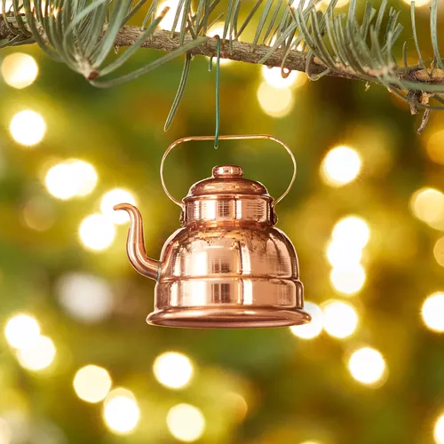 Sur La Table Copper Teapot Ornament