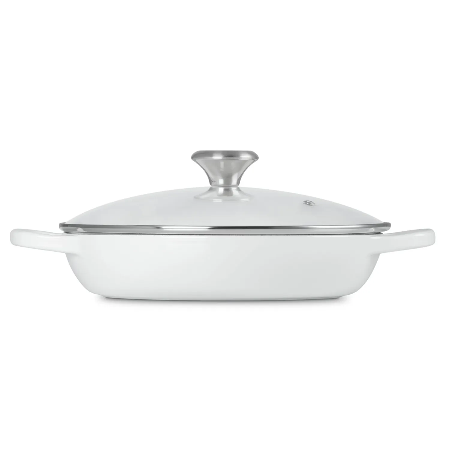 Le Creuset Signature Braiser with Glass Lid, 2.25 qt.
