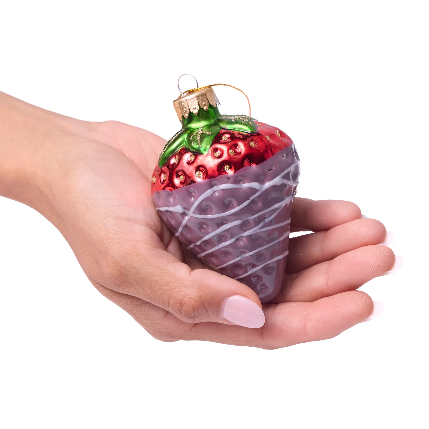 Sur la table Chocolate Strawberry Ornament