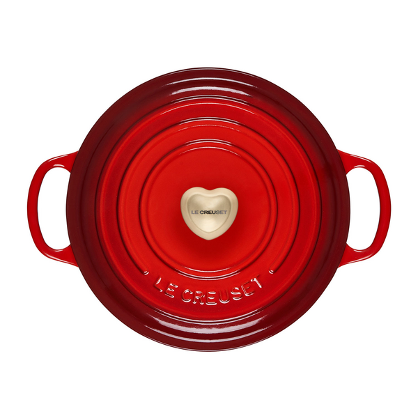Le Creuset Dutch Oven with Heart Knob, 3.5 qt.