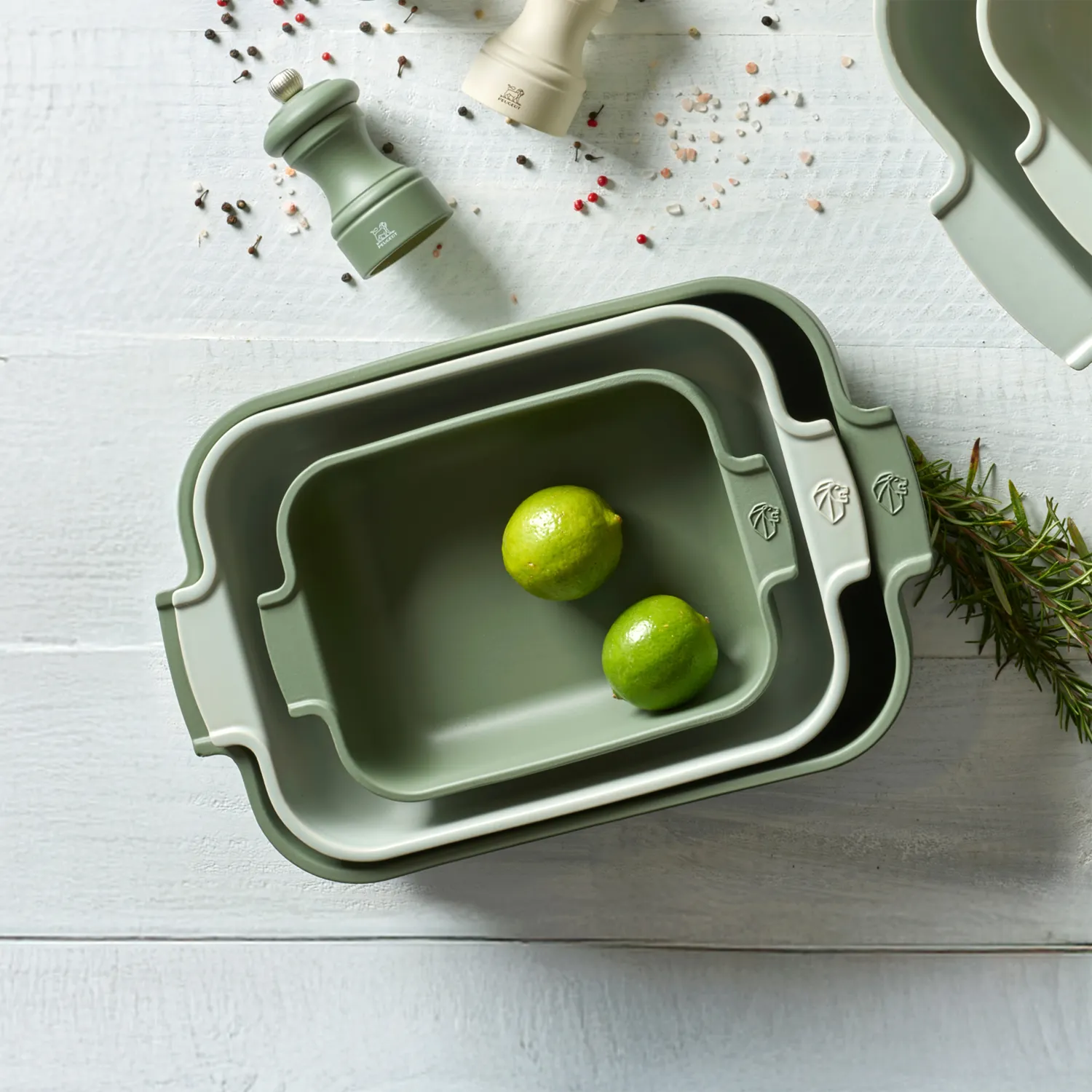 Peugeot Appolia Stoneware Rectangular Baker, 11.75" x 8.5"