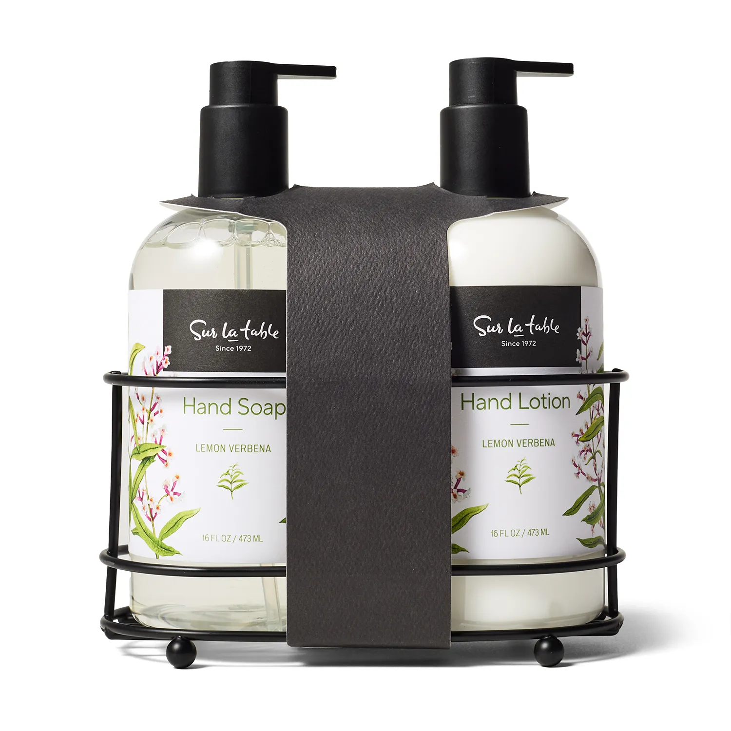 Sur la table Lemon Verbena Soap & Lotion Caddy Set