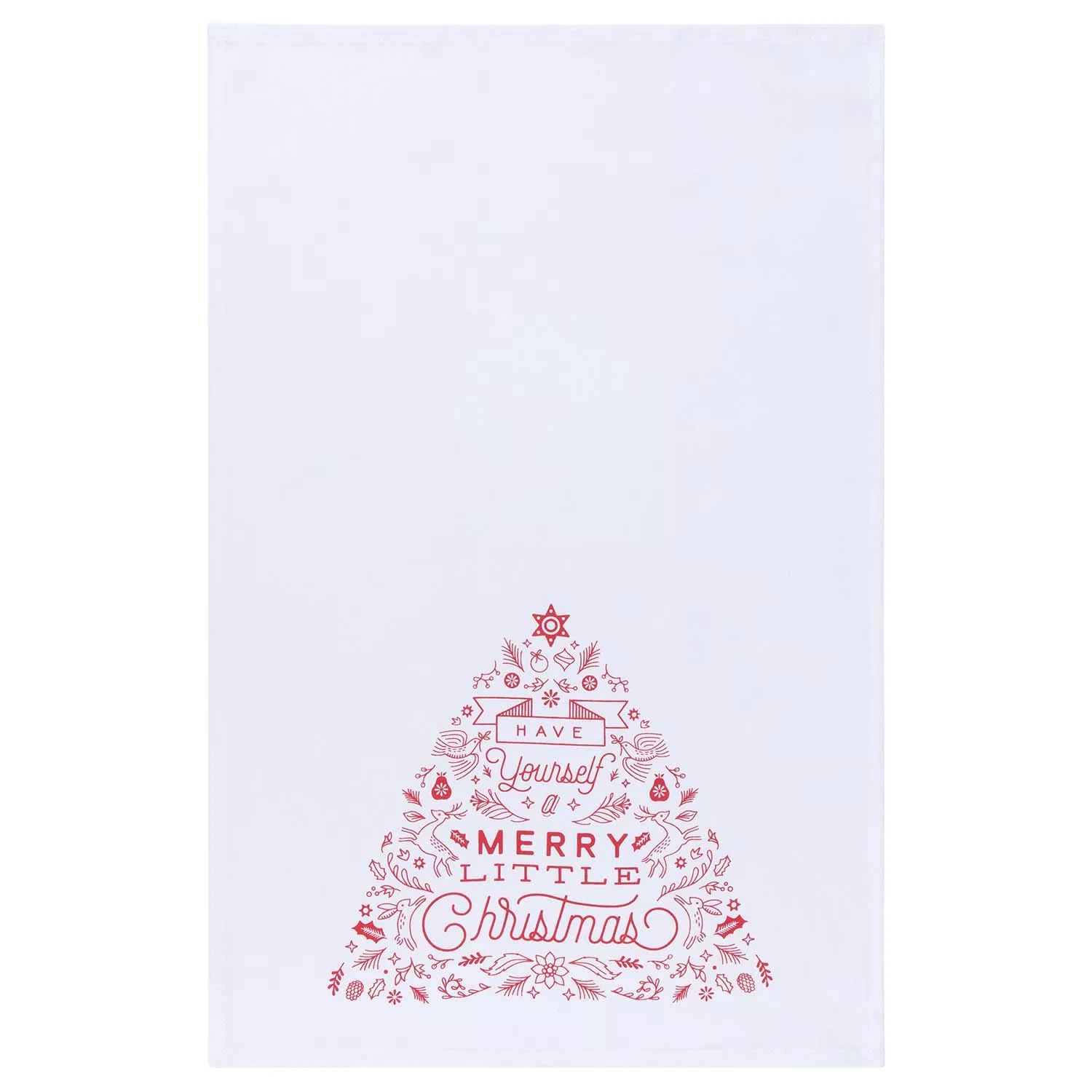 Merry Little Christmas Kitchen Towels, Set of 2