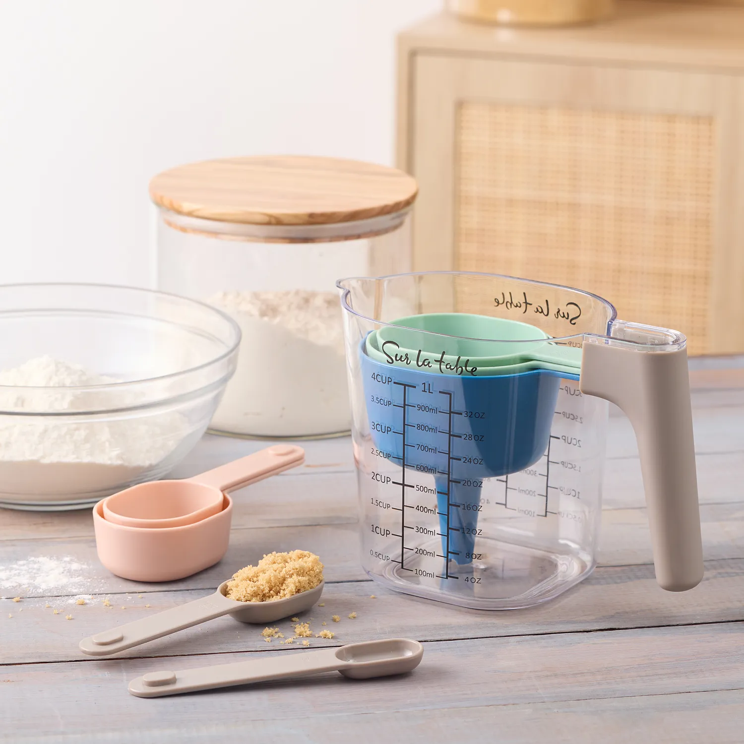 Sur La Table Measuring Cups, Set of 9