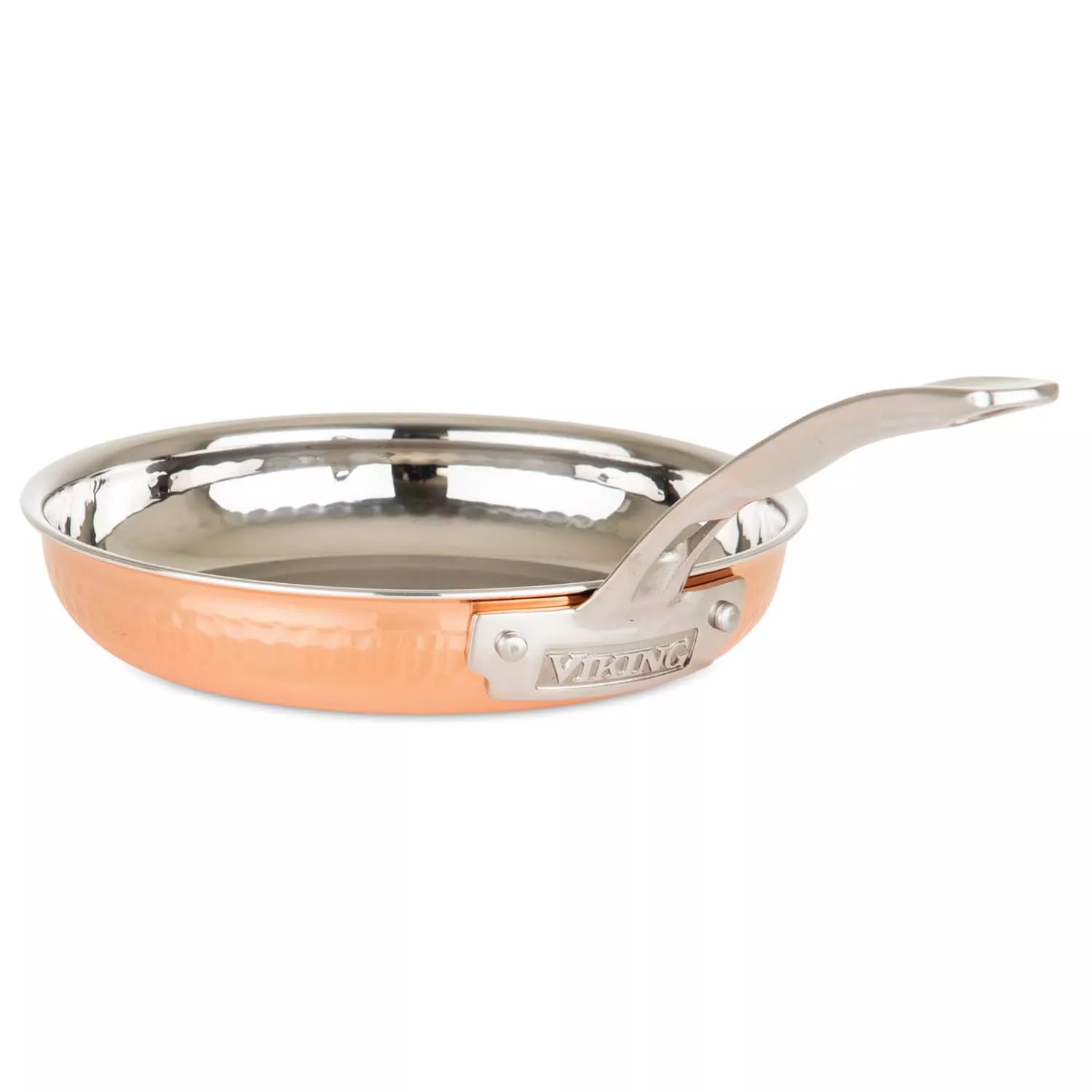 Viking Copper Clad 3-Ply Hammered 10-Piece Cookware Set