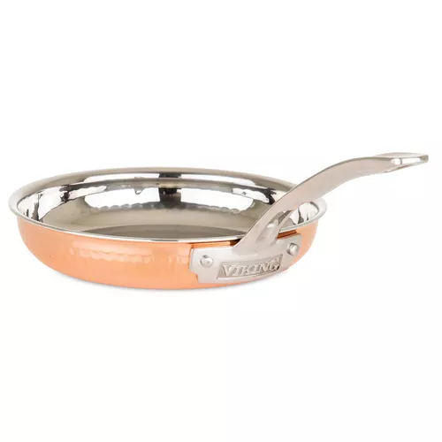 Viking Copper Clad 3-Ply Hammered 10-Piece Cookware Set
