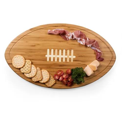 Picnic Time Football Cutting Board & Serving Tray 