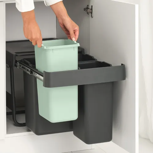 Brabantia 10x10x20 Liter Sort & Go Built-in Bin