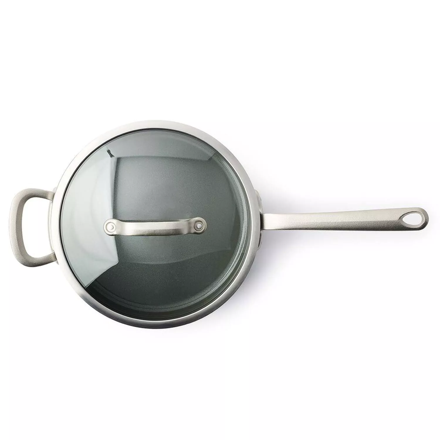 GreenPan Craft Steel Covered Sauté Pan, 4 qt.