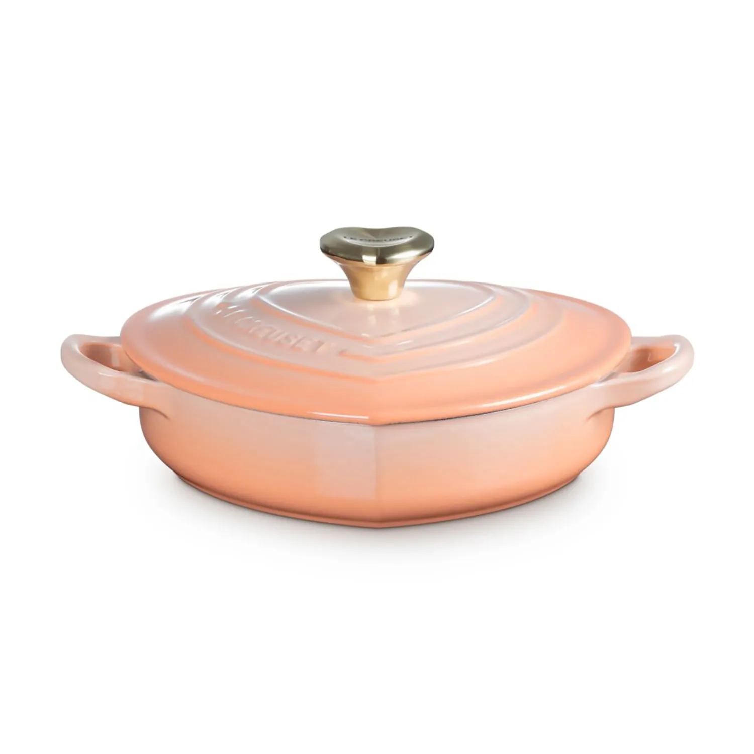 Le Creuset Shallow Heart Cocotte, 1.25 Qt.