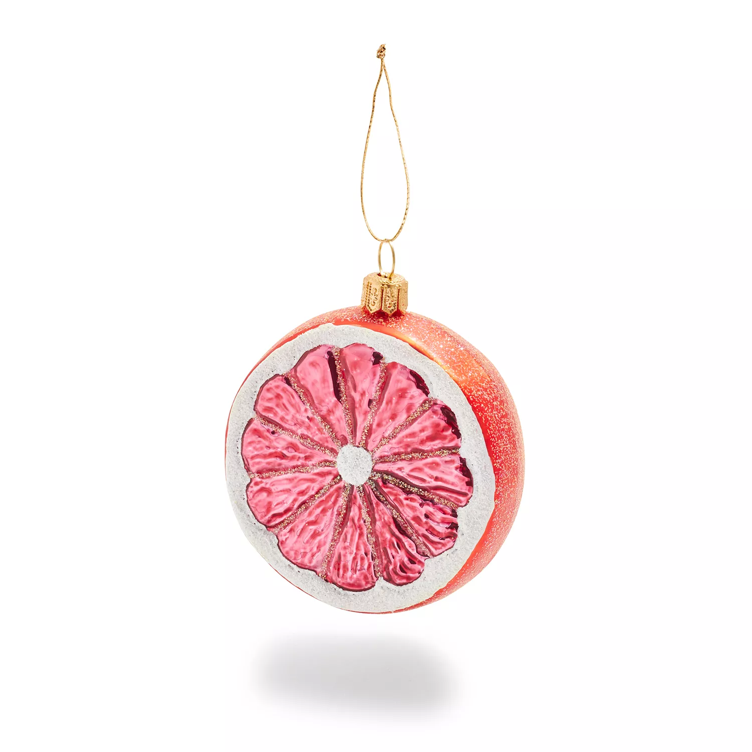 Sur La Table Grapefruit Glass Ornament