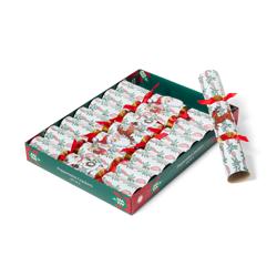 Sur La Table Peppermint Holiday Crackers, Set of 8