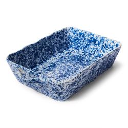 Sur La Table Blue Splatter Baker