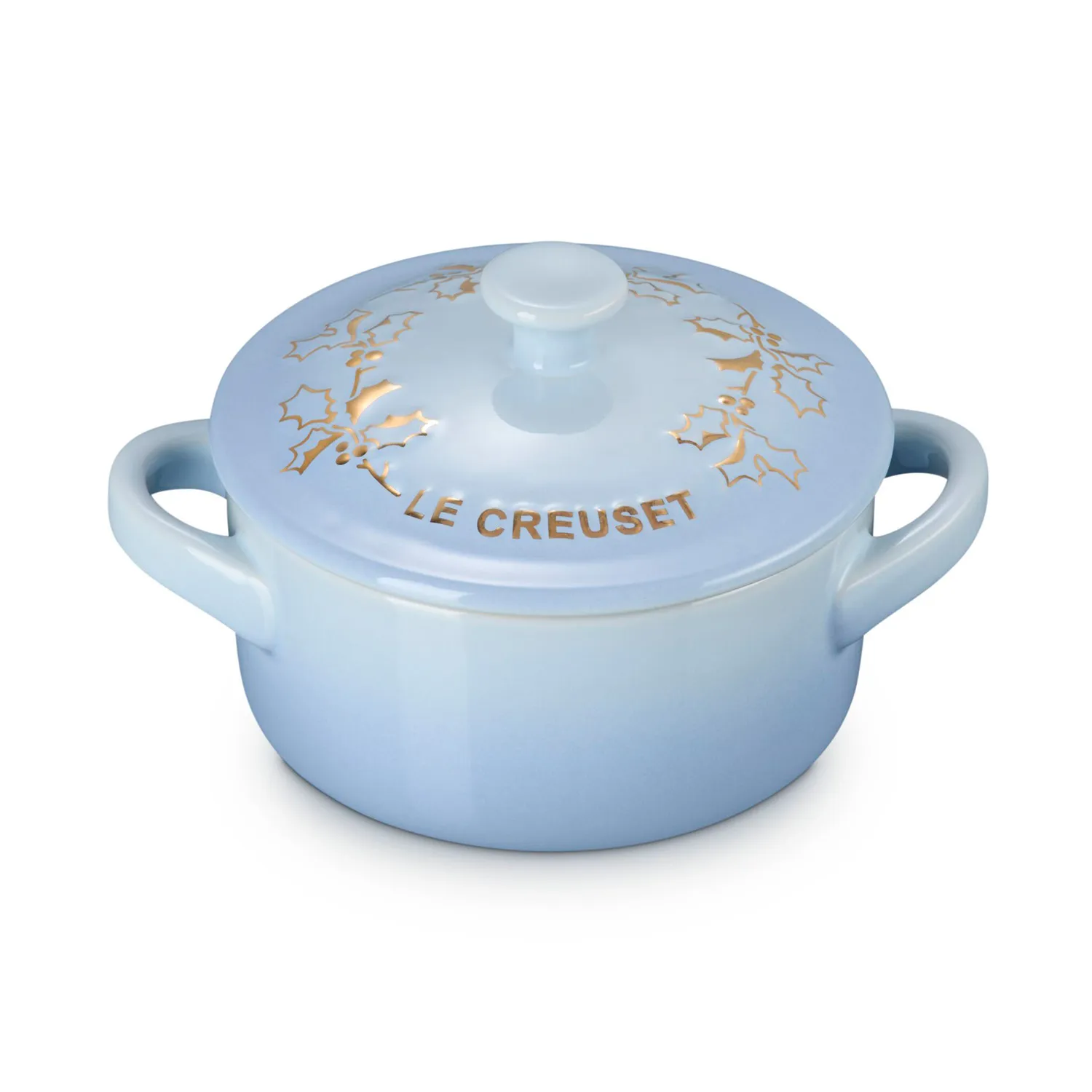 Le Creuset Holly Petite Cocotte, 8 oz.
