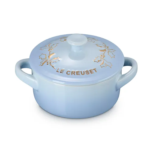 Le Creuset Holly Petite Cocotte, 8 oz.