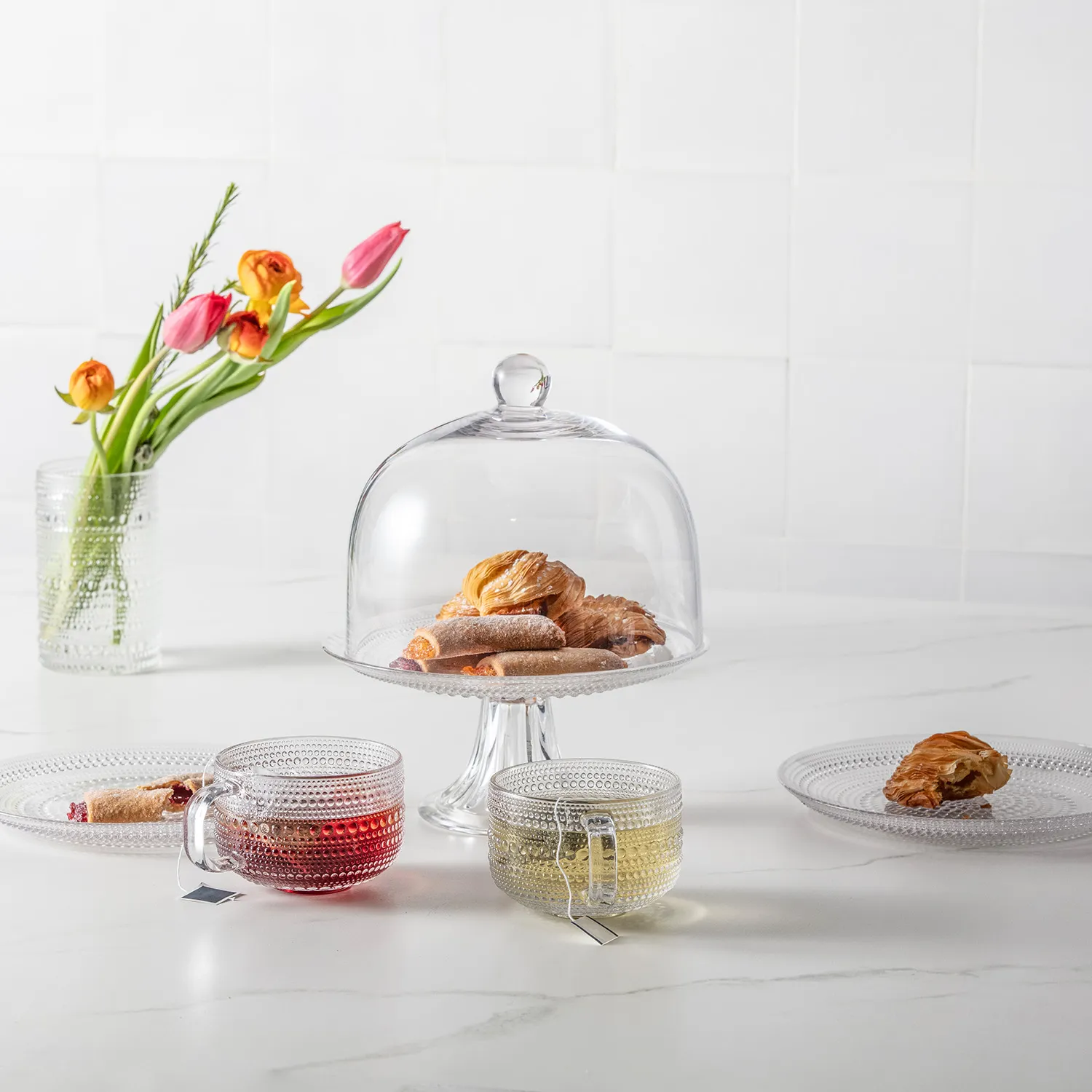 Fortessa Jupiter Cappuccino Glass, Set of 6