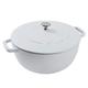 Deep White Cast Iron Skillets