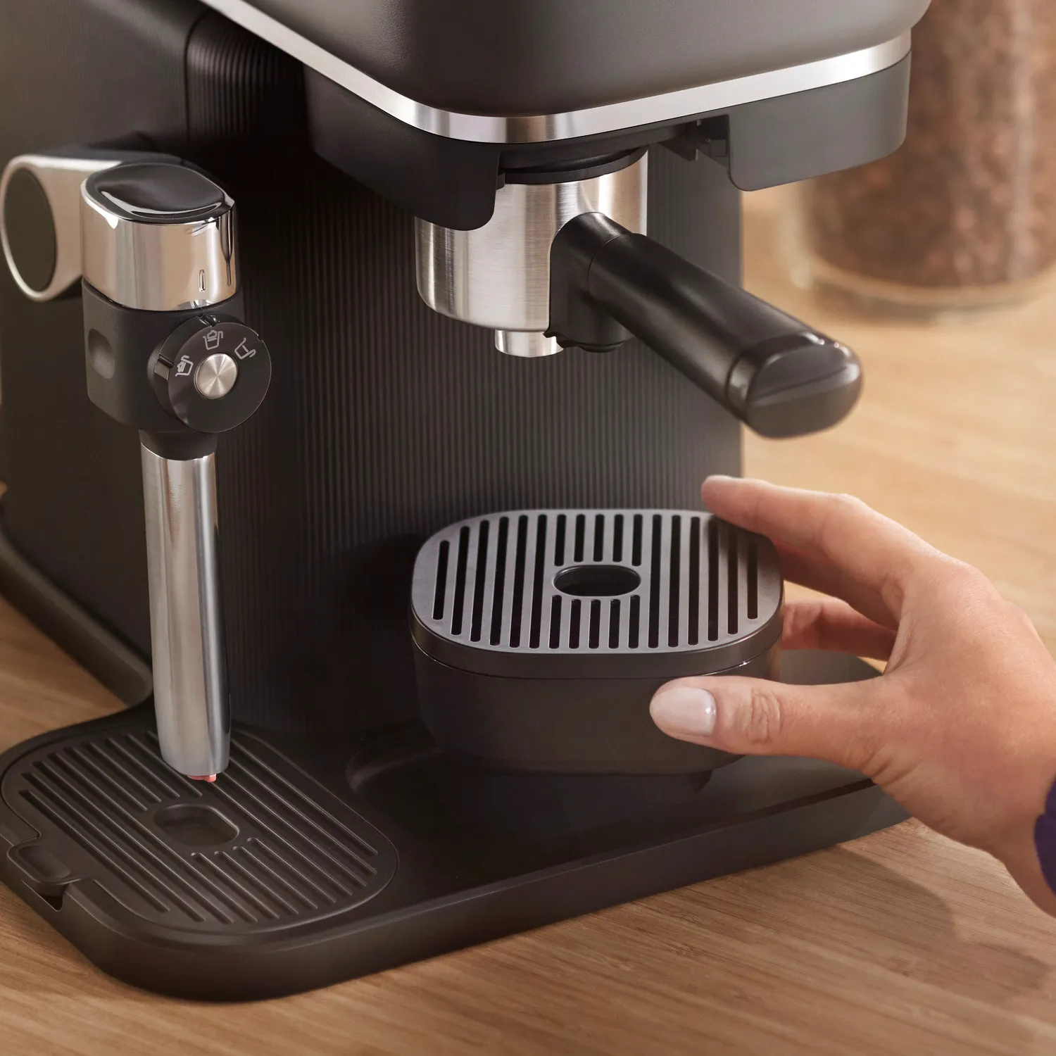 Philips Baristina Latte Coffee & Espresso Machine with Smart Milk Frother