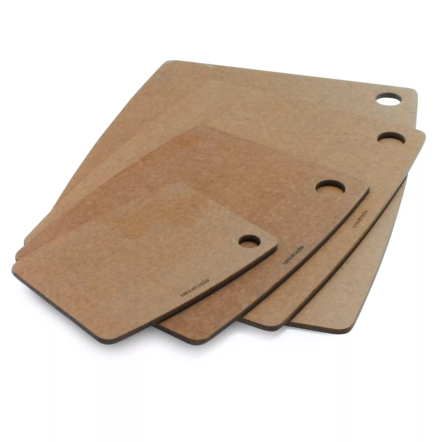 Epicurean Nutmeg Brown 2-Piece Paper Composite Non-Slip Cutting