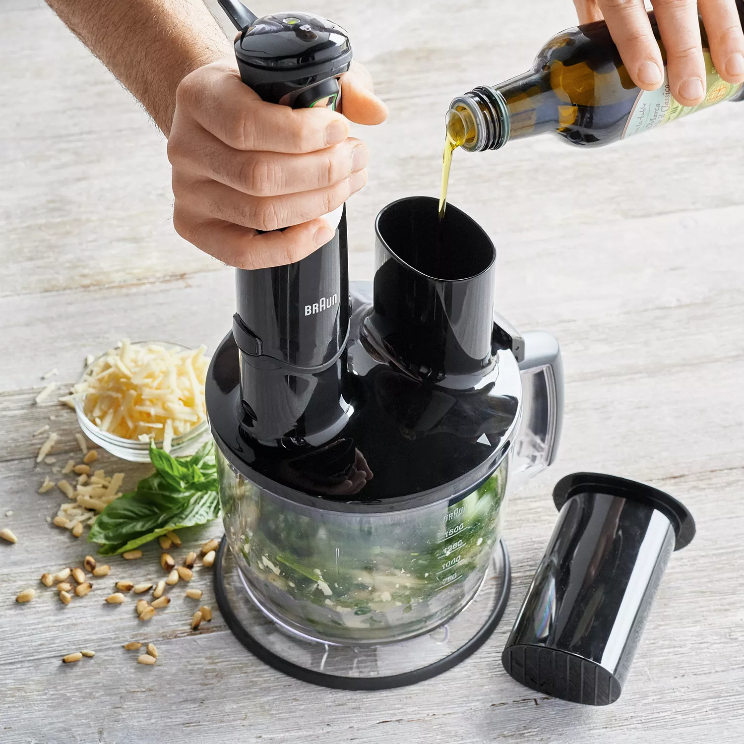 Braun MultiQuick 7 Smart-Speed Hand Blender with 6-Cup Food Processor 