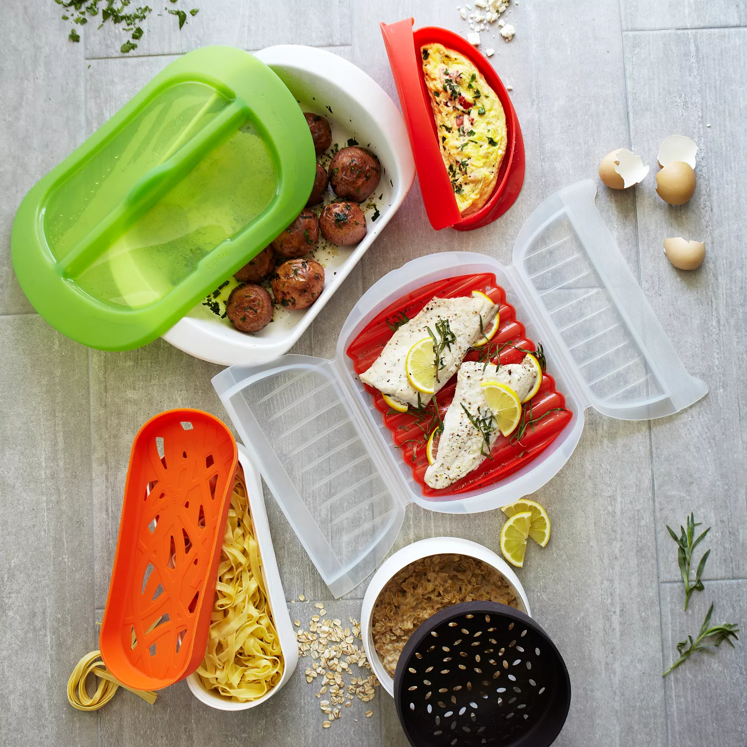 L&#233;ku&#233; Microwave Omelet Maker