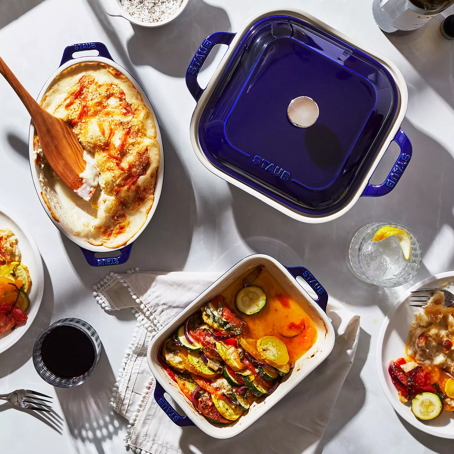 Staub Stoneware 4-Piece Baking Dish Set