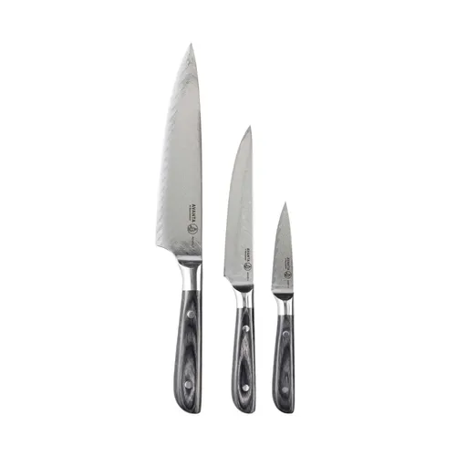 Messermeister Avanta 3-Piece Damascus Knife Set