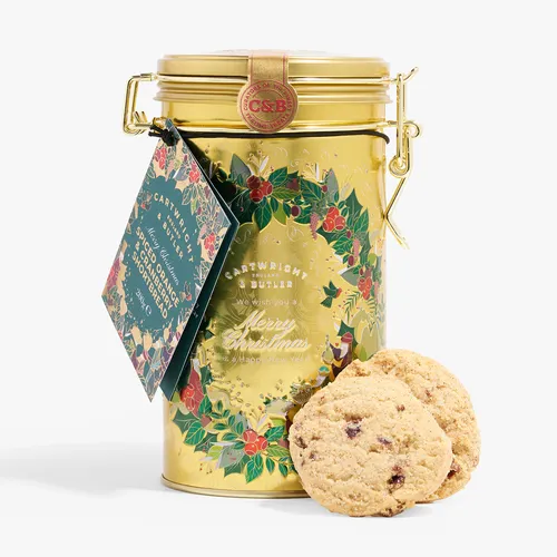 Cartwright & Butler Merry Christmas Spiced Orange & Cranberry Shortbreads