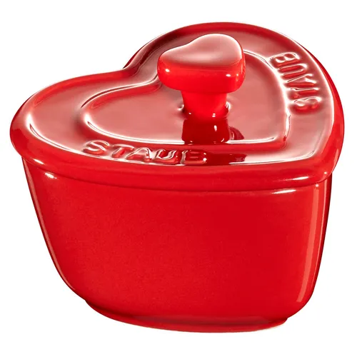 Staub Ceramic Mini Heart Cocottes, Set of 3