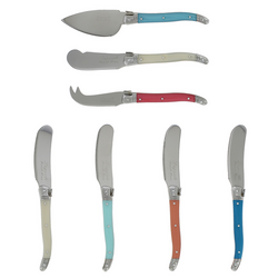 French Home 7-Piece Laguiole Cheese Knife & Spreader Set, 7 Piece