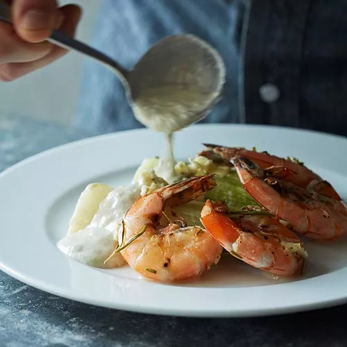 Steamed Garlic Shrimp