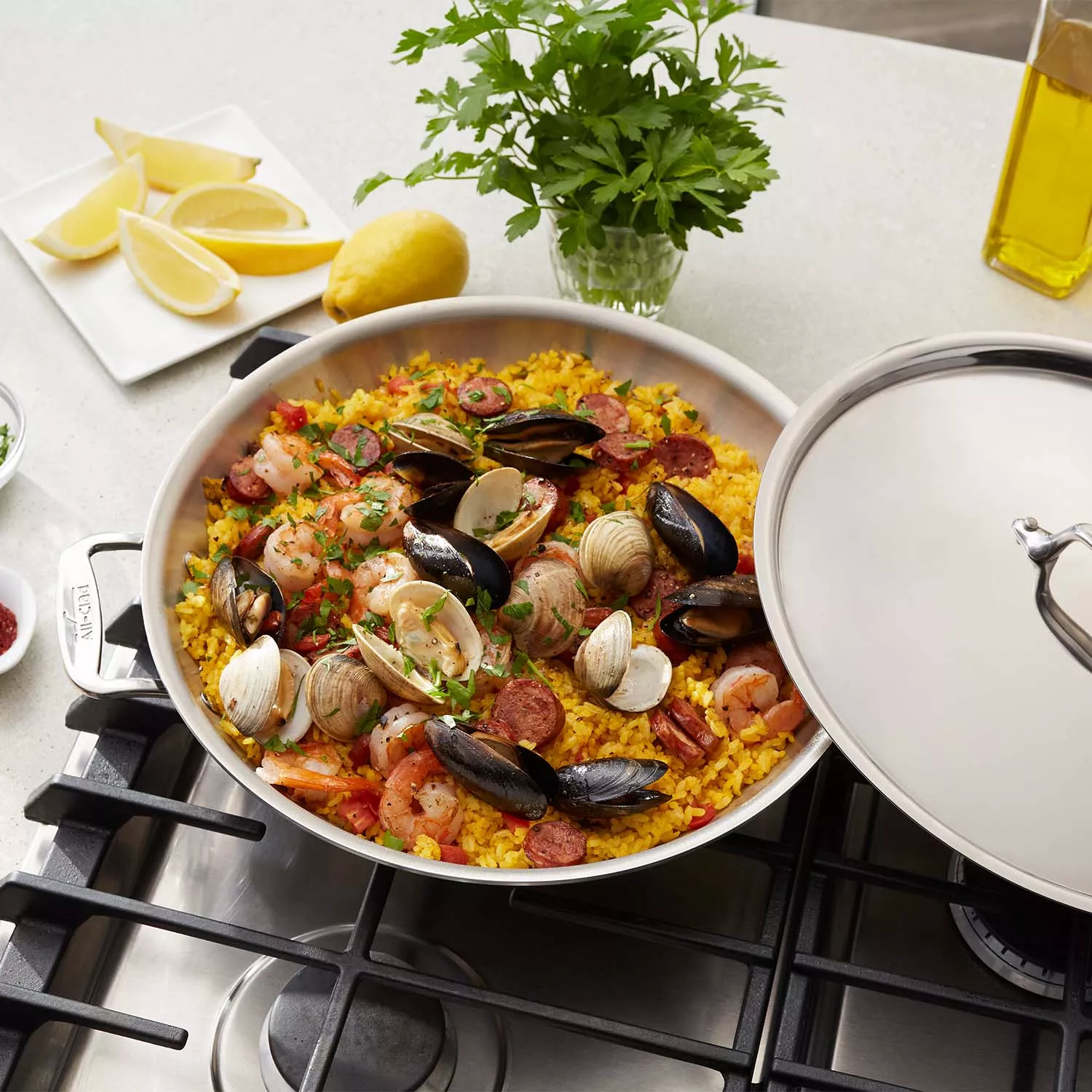 All-Clad D3 Stainless Steel Universal Pan, 3 qt.