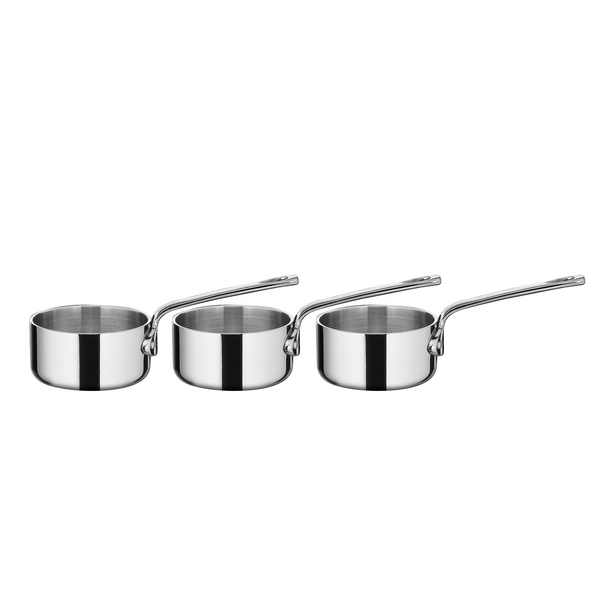 Scanpan Maitre d&#8217; Stainless Steel Saucepans, Set of 3