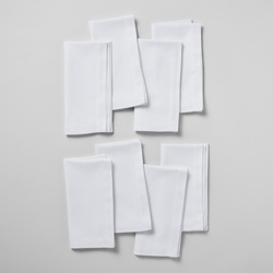 Sur La Table Herringbone Napkins, Set of 8 Useful white linen napkins