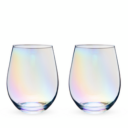 Twine Living Co. Luster Stemless Glasses, Set of 2