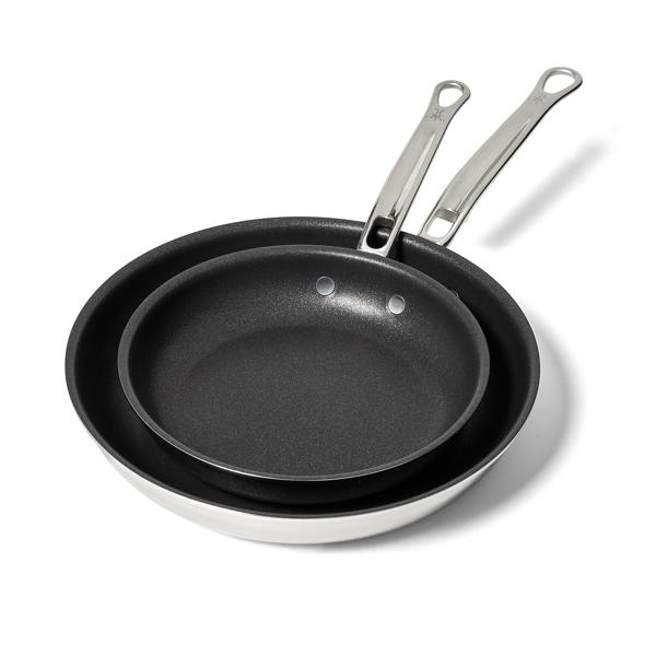 Hestan ProBond Luxe Stainless Steel TITUM™ Nonstick Set of 2 Skillets, 8.5" & 11"