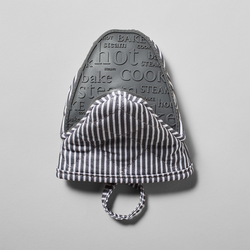 Sur La Table Silicone Striped Mini Pinch Mitt I bought a set of the blue version of these mini oven mitts and loved them so much I went back and bought a set of gray just for when one set wears out