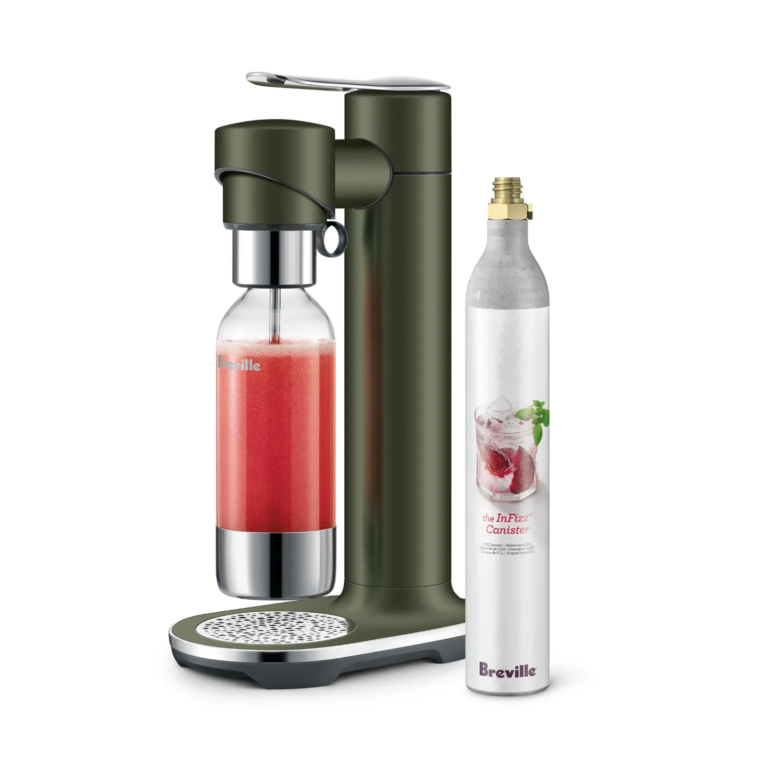 InFizz Fusion Sparkling Beverage Carbonator with CO2