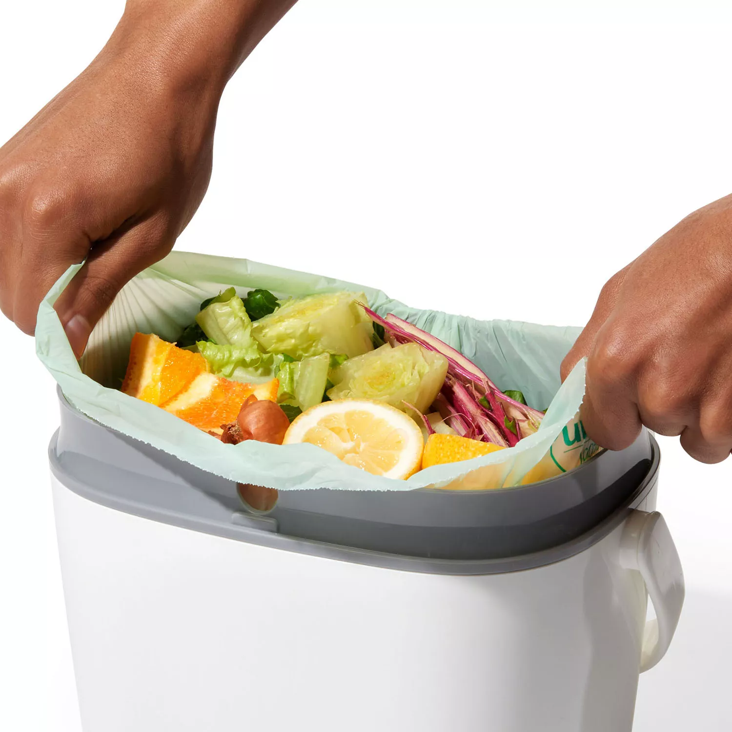 OXO Good Grips Bac à compost facile à nettoyer pour la maison et la cuisine  1,75 gallon 