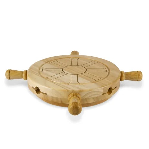 Picnic Time Lazy Susan Mariner Wheel