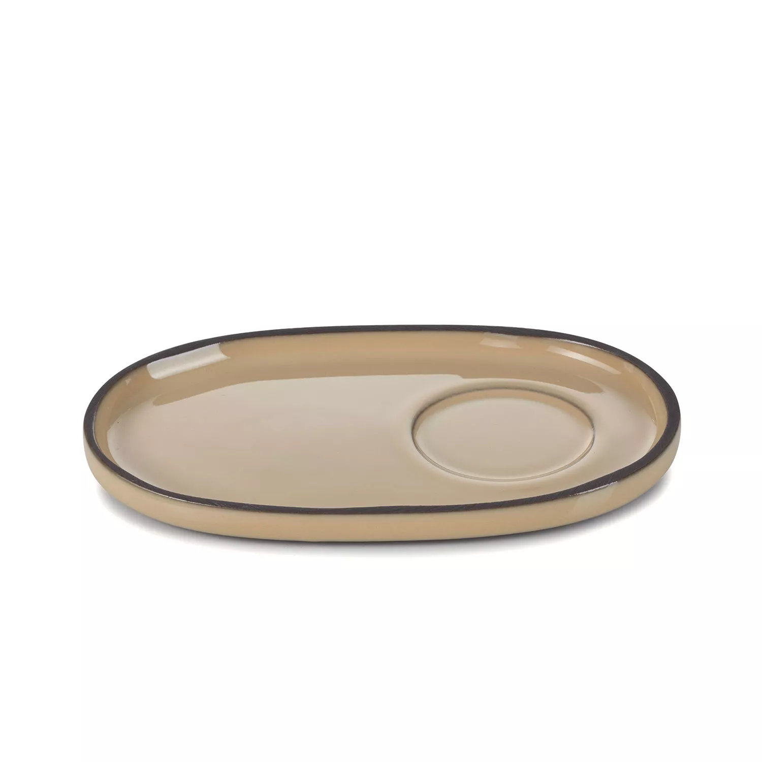 Revol Caractère Saucers, 7", Set of 4