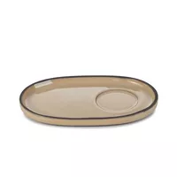 Revol Caract&#232;re Oval Saucers, Set of 4